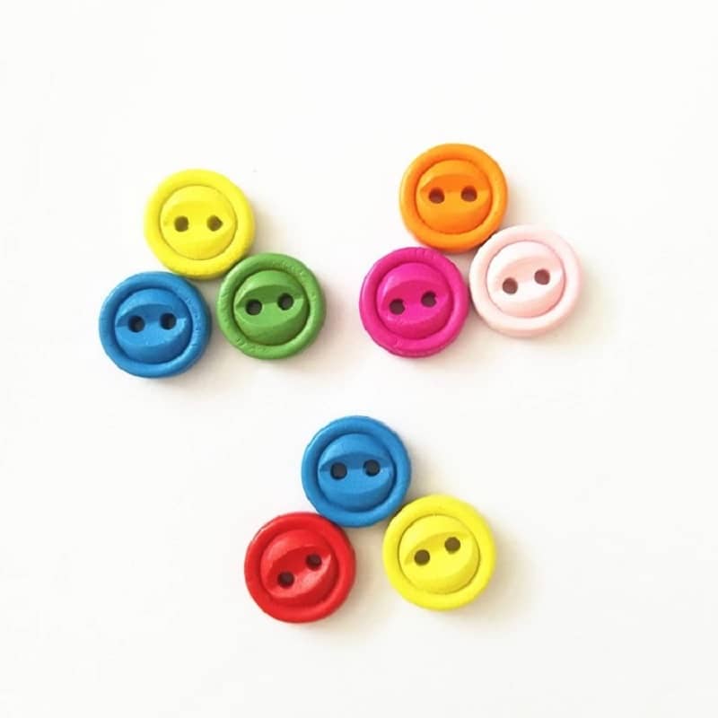 Button ng resin na bilog na talim